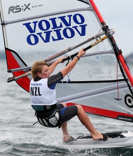 Josh Nixon (NZL) sailing in the 2007 ISAF Youth Worlds. © onEdition http://www.onEdition.com